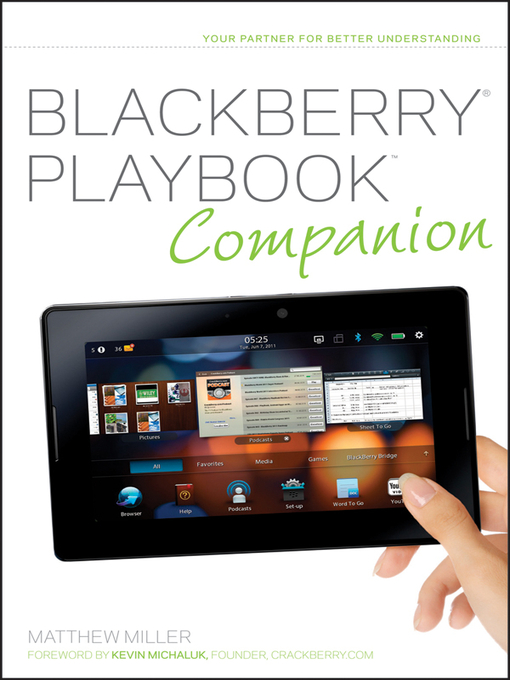 Title details for BlackBerry PlayBook Companion by Matthew Miller - Available